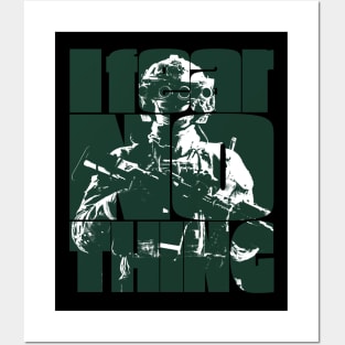 I Fear Nothing Elite Soldier Posters and Art